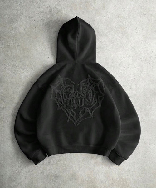 Hoodie Shadow Black — premium